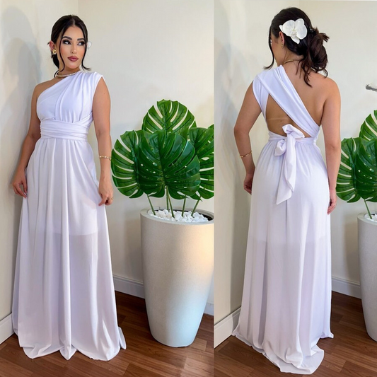 VESTIDO LONGO VÁRIAS FORMAS - INFINITY MULTIFORMAS MULTIUSO FESTAS CASAMENTO MADRINHAS FORMATURA